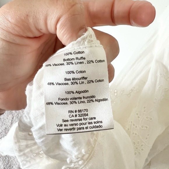 Anthropologie Payal Jain Fallon Eyelet Maxi Dress in White - Picture 13 of 13